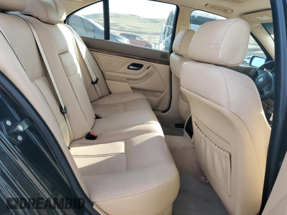 2002 BMW 5 Series 525i with VIN WBADT33462GF42495, listed as a Copart auction lot 48435855 with 132,876 mi miles and Salvage Title. Bid and sale history available at carsss.com. Image 10.