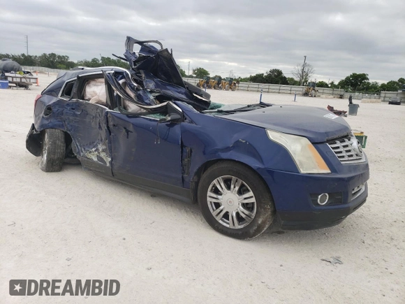 2013 Cadillac SRX Premium Collection with VIN 3GYFNEE3XDS587070, listed as a Copart auction lot 53607375 with Not provided miles and Salvage title. Bid and sale history available at DreamBid. Image 4.