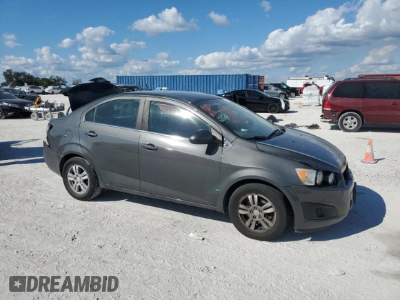 2013 Chevrolet Sonic LT with VIN 1G1JC5SHXD4198167, listed as a Copart auction lot 44758085 with 103,449 mi miles and Salvage Title. Bid and sale history available at DreamBid. Image 4.