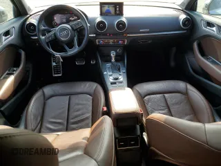 2017 Audi A3 Sedan Premium Plus with VIN WAUGUGFF6H1038925, listed as a Copart auction lot 58673564 with 97,606 mi miles and Salvage Title. Bid and sale history available at carsss.com. Image 8.