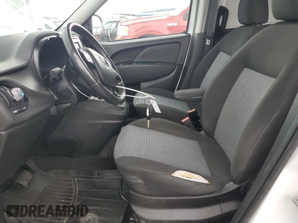 2017 Ram ProMaster City Cargo Tradesman with VIN ZFBERFAB6H6H30864, listed as a Copart auction lot 54415745 with 75,314 mi miles and Salvage Title. Bid and sale history available at carsss.com. Image 7.