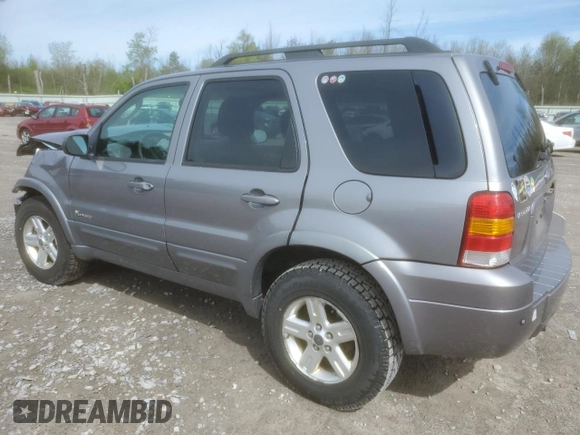 2007 Ford Escape Hybrid with VIN 1FMCU49HX7KB43999, listed as a Copart auction lot 53320974 with 203,002 mi miles and Non Repairable. Bid and sale history available at carsss.com. Image 2.