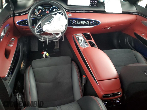 2022 Genesis GV70 Sport with VIN KMUMCDTC5NU061475, listed as a Copart auction lot 69510014 with 20,051 mi miles and Salvage title. Bid and sale history available at DreamBid. Image 8.