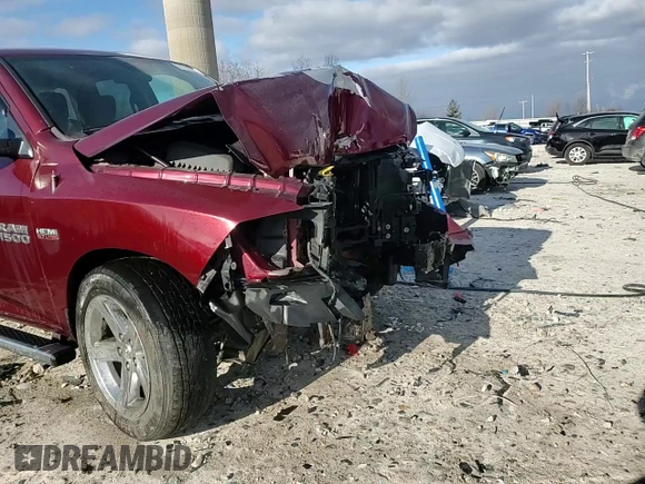 2018 Ram 1500 Express with VIN 1C6RR7FT3JS277908, listed as a Copart auction lot 51760535 with 163,395 mi miles and Salvage title. Bid and sale history available at DreamBid. Image 13.