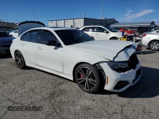 2022 BMW 3 Series M340i with VIN 3MW5U7J02N8C71976, listed as a Copart auction lot 48223325 with 41,579 mi miles and Salvage Title. Bid and sale history available at carsss.com. Image 4.
