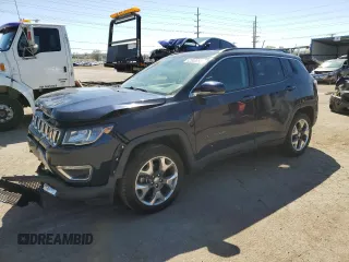 2020 Jeep Compass Limited z VIN 3C4NJDCB0LT203629, wystawiony jako Copart lot #52348655 z przebiegiem 71 749 mil mil oraz Szkoda całkowita • Salvage title. Historia ofert i sprzedaży dostępna na DreamBid. Obrazek 1.