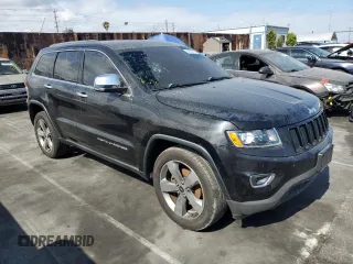 2014 Jeep Grand Cherokee Limited with VIN 1C4RJEBG3EC580734, listed as a Copart auction lot 54830525 with 154,233 mi miles and Salvage Title. Bid and sale history available at DreamBid. Image 4.