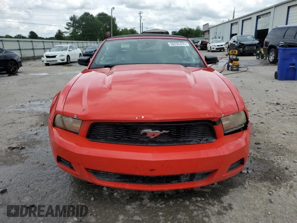 2012 Ford Mustang V6 with VIN 1ZVBP8EMXC5257153, listed as a Copart auction lot 58206405 with 188,460 mi miles and Salvage title. Bid and sale history available at DreamBid. Image 5.