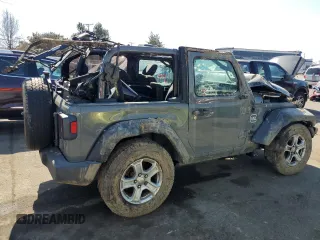 2023 Jeep Wrangler Sport S with VIN 1C4GJXANXPW609778, listed as a Copart auction lot 48559505 with Not provided miles and Salvage title. Bid and sale history available at DreamBid. Image 3.