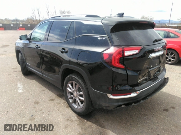 2023 GMC Terrain SLT with VIN 3GKALVEG1PL249973, listed as a IAAI auction lot 41826094 with 47,730 mi miles and . Bid and sale history available at carsss.com. Image 3.