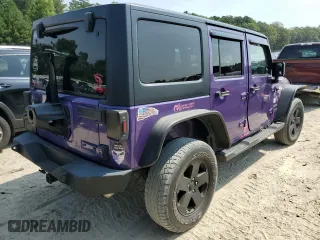 2018 Jeep Wrangler JK Unlimited Sport S with VIN 1C4BJWDGXJL911081, listed as a Copart auction lot 69205464 with 117,576 mi miles and Salvage Title. Bid and sale history available at carsss.com. Image 3.