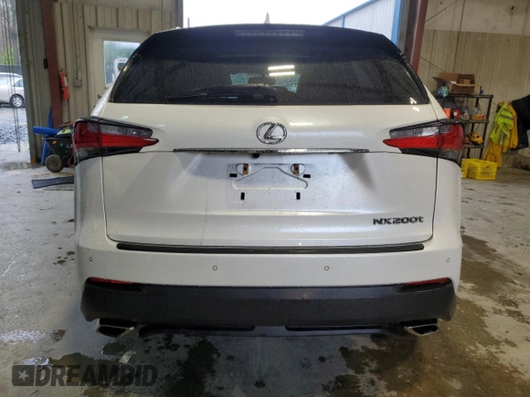 2016 Lexus NX 200t with VIN JTJYARBZ3G2030301, listed as a Copart auction lot 52360235 with 68,379 mi miles and Salvage Title. Bid and sale history available at carsss.com. Image 6.