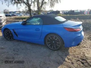 2021 BMW Z4 sDriveM40i with VIN WBAHF9C07MWX29534, listed as a Copart auction lot 73857274 with 0 mi miles and Salvage Title. Bid and sale history available at carsss.com. Image 2.