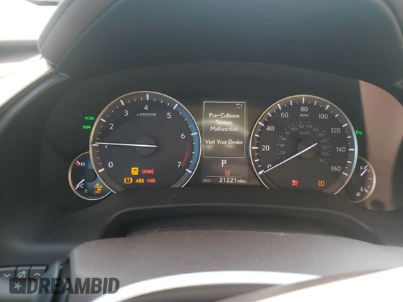2018 Lexus RX 350 with VIN 2T2BZMCA4JC160332, listed as a Copart auction lot 60565125 with 21,221 mi miles and Salvage title. Bid and sale history available at DreamBid. Image 9.