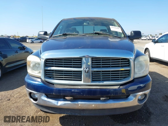 2007 Dodge 1500 SLT with VIN 1D7HU18207J606248, listed as a IAAI auction lot 42141047 with 128,821 mi miles. Bid and sale history available at carsss.com. Image 12.