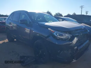 2020 Toyota RAV4 Hybrid XSE with VIN JTME6RFV5LD502382, listed as a IAAI auction lot 41832450 with 55,726 mi miles. Bid and sale history available at carsss.com. Image 1.