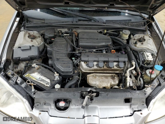 2001 Honda Civic EX with VIN 2HGES26761H561057, listed as a Copart auction lot 45266765 with 0 mi miles and Clean Title. Bid and sale history available at carsss.com. Image 11.