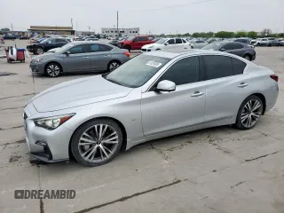 2019 Infiniti Q50 3.0t LUXE with VIN JN1EV7AP4KM511060, listed as a Copart auction lot 51329305 with 48,098 mi miles and Clean Title. Bid and sale history available at carsss.com. Image 1.