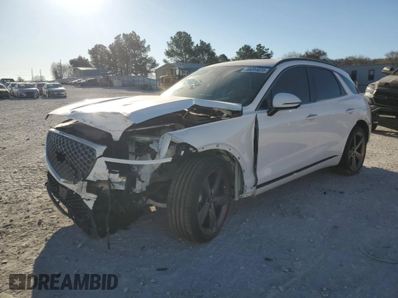 2024 Genesis GV70 Sport z VIN 5NMMCDTC3RH016762, wystawiony jako Copart lot #49094835 z przebiegiem 25 486 mil mil oraz Szkoda całkowita • Salvage title. Historia ofert i sprzedaży dostępna na DreamBid. Obrazek 1.