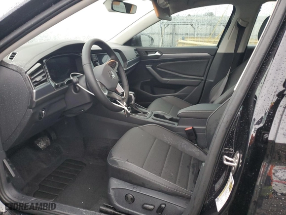 2024 Volkswagen Jetta SE with VIN 3VW7M7BU7RM097734, listed as a Copart auction lot 44958885 with 7,283 mi miles and Salvage Title. Bid and sale history available at carsss.com. Image 7.