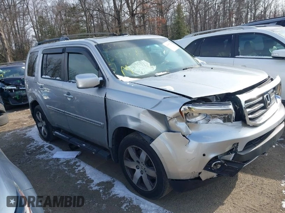 2014 Honda Pilot Touring with VIN 5FNYF4H9XEB038551, listed as a IAAI auction lot 41585720 with 150,725 mi miles and . Bid and sale history available at carsss.com. Image 1.