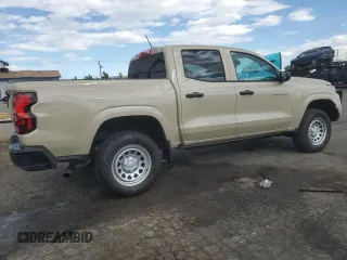 2024 Chevrolet Colorado 2WD Work Truck with VIN 1GCGSBEC7R1134986, listed as a Copart auction lot 55029465 with 14,384 mi miles and Clean Title. Bid and sale history available at DreamBid. Image 3.
