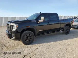 2021 GMC Sierra 2500HD AT4 z VIN 1GT49PEY5MF248908, wystawiony jako Copart lot #53779605 z przebiegiem 74 878 mil mil oraz Szkoda całkowita • Salvage title. Historia ofert i sprzedaży dostępna na DreamBid. Obrazek 1.