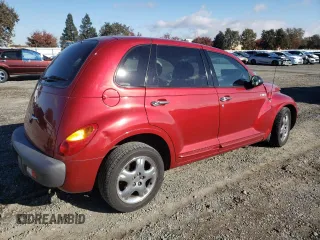 2002 Chrysler PT Cruiser Touring with VIN 3C4FY58B42T292814, listed as a Copart auction lot 81101984 with 57,293 mi miles and Salvage Title. Bid and sale history available at DreamBid. Image 3.