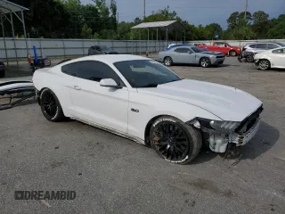 2016 Ford Mustang GT with VIN 1FA6P8CF6G5245151, listed as a Copart auction lot 55901585 with 80,015 mi miles and Salvage title. Bid and sale history available at DreamBid. Image 4.