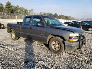 1999 Chevrolet Silverado 1500 LS with VIN 2GCEC19WXX1241346, listed as a Copart auction lot 85291044 with 0 mi miles and Salvage Title. Bid and sale history available at carsss.com. Image 4.