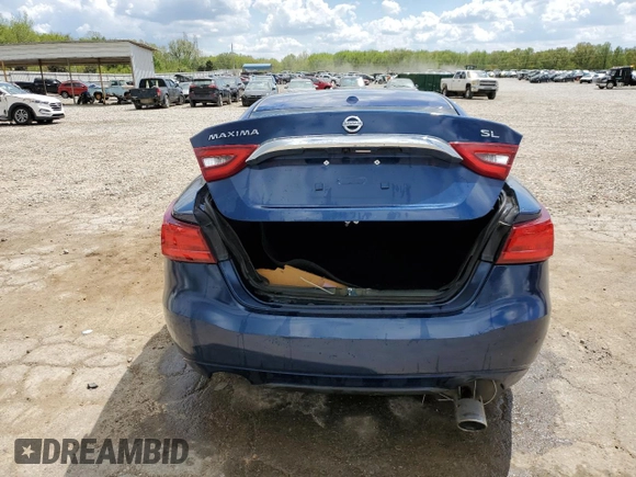 2018 Nissan Maxima SL with VIN 1N4AA6AP9JC390084, listed as a Copart auction lot 52313525 with 119,291 mi miles and Salvage title. Bid and sale history available at DreamBid. Image 6.