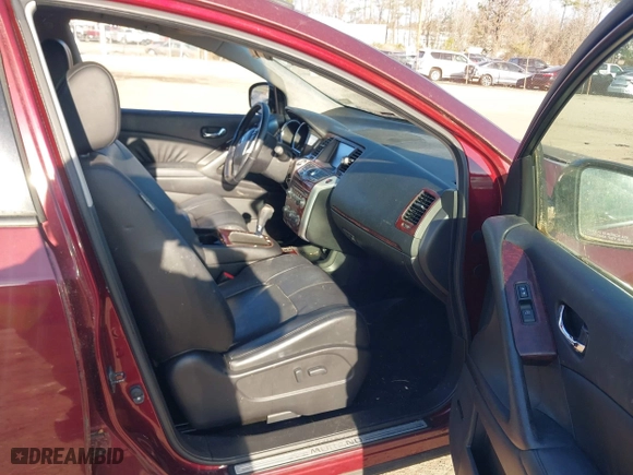 2010 Nissan Murano SL with VIN JN8AZ1MW3AW124863, listed as a IAAI auction lot 41670932 with 221,730 mi miles. Bid and sale history available at carsss.com. Image 5.