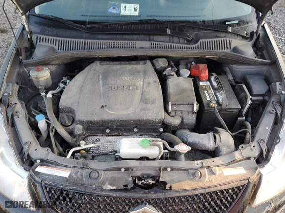 2013 Suzuki SX4 LE with VIN JS2YC5A34D6102748, listed as a Copart auction lot 74253634 with 44,386 mi miles and Salvage Title. Bid and sale history available at carsss.com. Image 12.