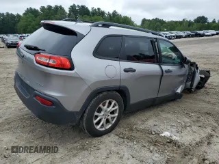 2016 Jeep Cherokee Sport with VIN 1C4PJMAB8GW286111, listed as a Copart auction lot 64189715 with 96,138 mi miles and Salvage title. Bid and sale history available at DreamBid. Image 3.