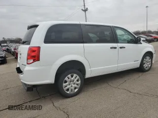 2020 Dodge Grand Caravan SE with VIN 2C4RDGBG9LR248739, listed as a Copart auction lot 87354994 with 72,651 mi miles and Salvage Title. Bid and sale history available at DreamBid. Image 3.