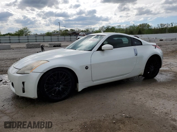 2003 Nissan 350Z Touring z VIN JN1AZ34E43T012305, wystawiony jako Copart lot #53831675 z przebiegiem 201 095 mil mil oraz Nie do naprawy • Non repairable. Historia ofert i sprzedaży dostępna na DreamBid. Obrazek 1.