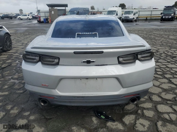 2019 Chevrolet Camaro 1LT with VIN 1G1FB1RX9K0155460, listed as a Copart auction lot 45410155 with 97,589 mi miles and Salvage Title. Bid and sale history available at carsss.com. Image 6.