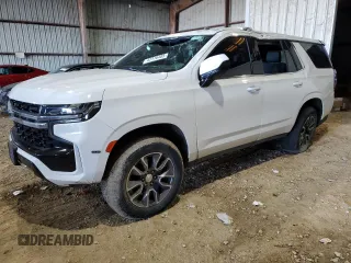 2022 Chevrolet Tahoe Commercial z VIN 1GNSKLED0NR215582, wystawiony jako Copart lot #42316485 z przebiegiem 7 724 mil mil oraz Czysty tytuł • Clean title. Historia ofert i sprzedaży dostępna na DreamBid. Obrazek 1.