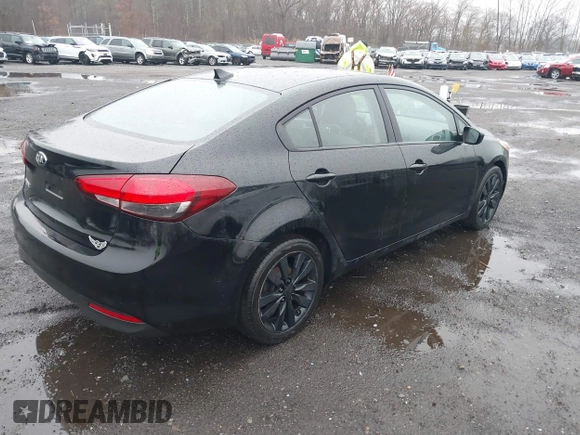 2017 Kia Forte LX with VIN 3KPFK4A76HE110741, listed as a IAAI auction lot 41797488 with 137,049 mi miles. Bid and sale history available at carsss.com. Image 4.