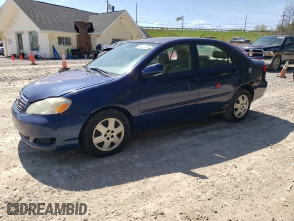 2005 Toyota Corolla CE with VIN 1NXBR32E95Z405715, listed as a Copart auction lot 55027265 with 196,804 mi miles and Salvage Title. Bid and sale history available at DreamBid. Image 1.