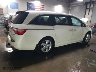 2013 Honda Odyssey Touring with VIN 5FNRL5H91DB049407, listed as a Copart auction lot 45710665 with 223,583 mi miles and Salvage Title. Bid and sale history available at carsss.com. Image 3.