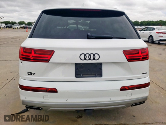2019 Audi Q7 Premium Plus with VIN WA1LHAF73KD035542, listed as a Copart auction lot 60474105 with 75,950 mi miles and Salvage title. Bid and sale history available at DreamBid. Image 6.
