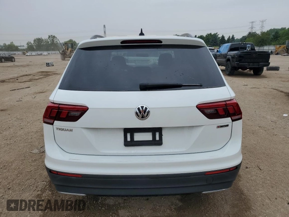 2020 Volkswagen Tiguan S with VIN 3VV0B7AX9LM108716, listed as a Copart auction lot 60853075 with 49,016 mi miles and Salvage title. Bid and sale history available at DreamBid. Image 6.