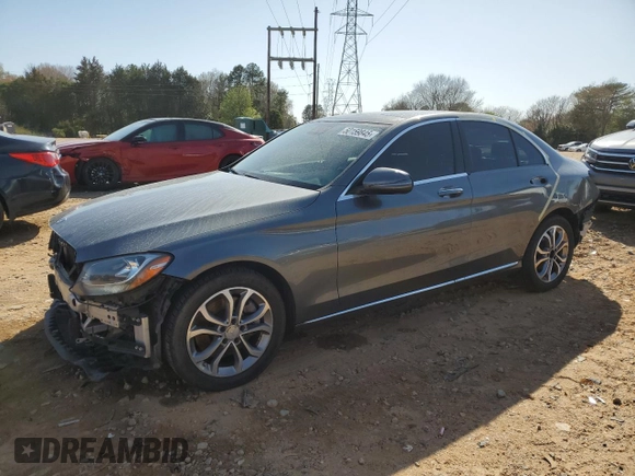 2017 Mercedes-Benz C 300 with VIN 55SWF4KB1HU208656, listed as a Copart auction lot 50159845 with 162,682 mi miles and Salvage title. Bid and sale history available at DreamBid. Image 1.