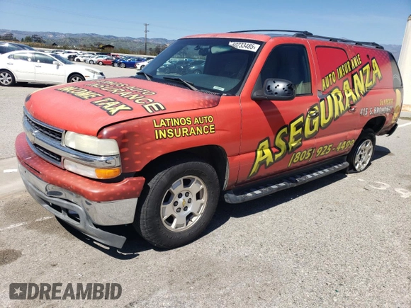 2001 Chevrolet Suburban LT with VIN 3GNEC16T01G167175, listed as a Copart auction lot 50233485 with 248,624 mi miles and Salvage Title. Bid and sale history available at carsss.com. Image 1.