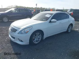2012 Infiniti G25 Sedan x with VIN JN1DV6AR4CM860776, listed as a IAAI auction lot 42084208 with 128,071 mi miles. Bid and sale history available at carsss.com. Image 2.