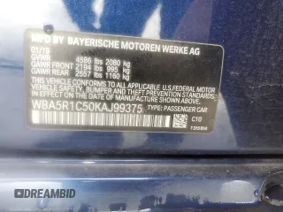 2019 BMW 3 Series 330i with VIN WBA5R1C50KAJ99375, listed as a Copart auction lot 48435445 with 66,547 mi miles and Salvage Title. Bid and sale history available at DreamBid. Image 14.