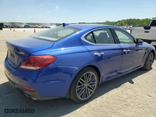 2019 Genesis G70 2.0T Advanced with VIN KMTG44LA1KU014890, listed as a Copart auction lot 52154034 with 41,220 mi miles and Salvage Title. Bid and sale history available at carsss.com. Image 3.