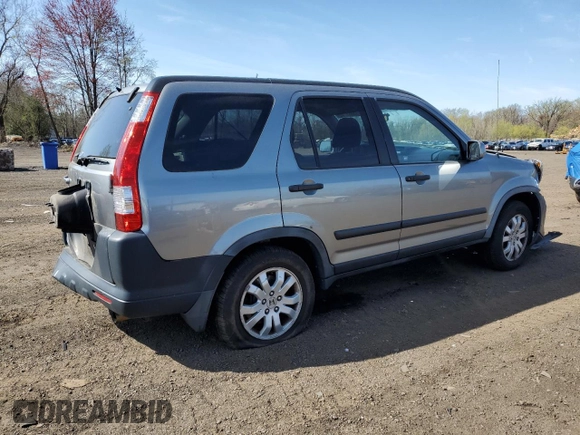 2006 Honda CR-V EX with VIN JHLRD78826C050651, listed as a Copart auction lot 53663705 with 145,694 mi miles and Salvage Title. Bid and sale history available at carsss.com. Image 3.