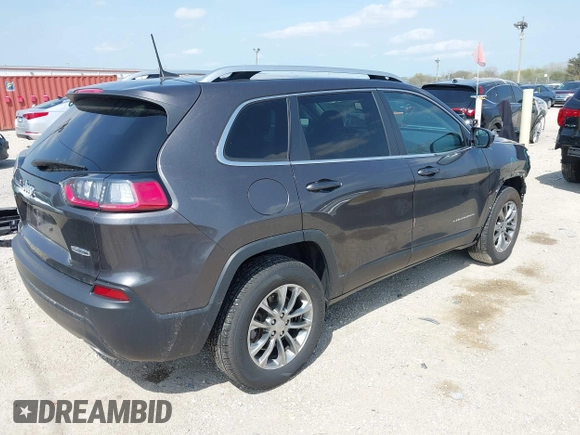 2021 Jeep Cherokee Latitude Lux with VIN 1C4PJMMX4MD149875, listed as a IAAI auction lot 42139782 with 58,324 mi miles and . Bid and sale history available at DreamBid. Image 4.